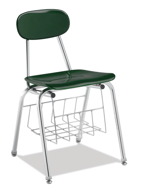 Alumni C-MAR Marquis Hard Plastic 4-Leg Chair
**Book Rack Sold Separately**