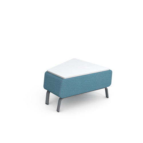 Paragon MTV13BW1 MOTIV 2.0 Soft Seating 30-Degree Single Bench with Laminate Top