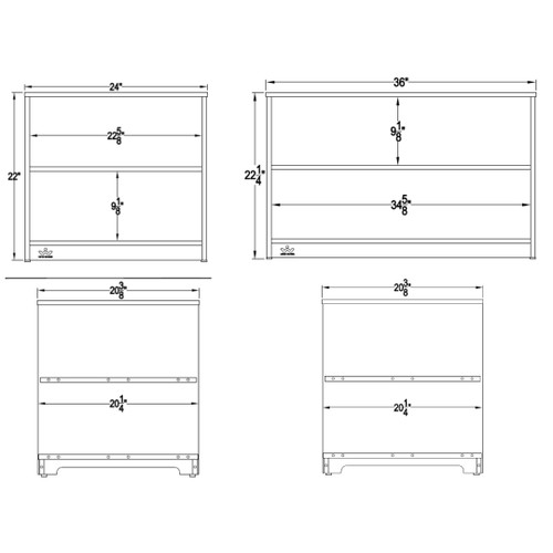Whitney Brothers Prepared Place Shelf Cabinet