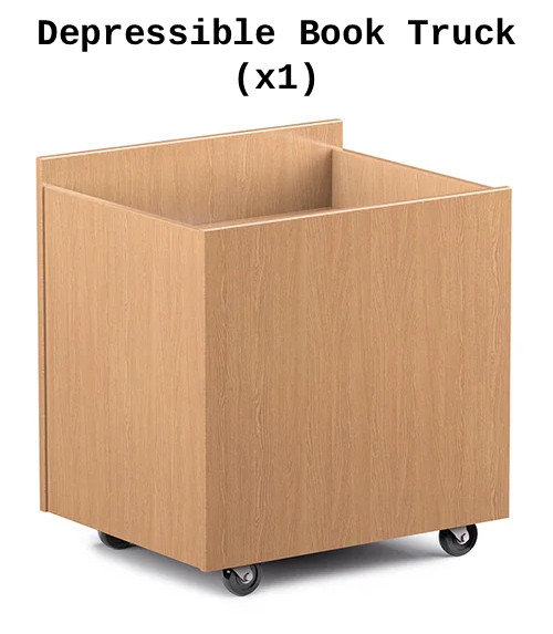 Depressible Book Truck