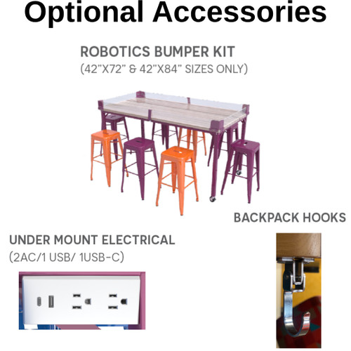 CEF Brainstorm Dry Erase Workbench Optional Accessories
**Sold Separately**