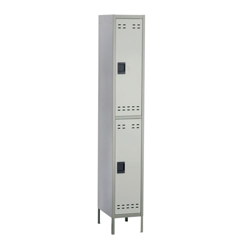 Safco 5523GR Double Tier Locker - Gray
