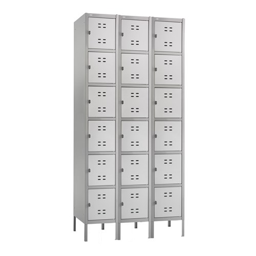 Safco 5527GR Box Locker Three Column - Gray