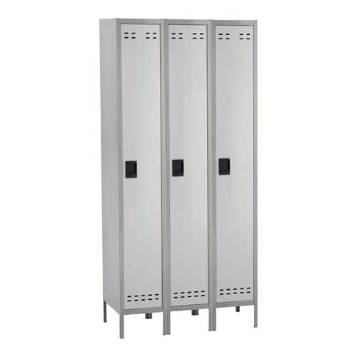 Safco 5525GR Single Tier Locker Three Column - Gray
