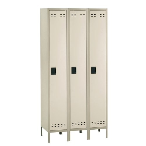 Safco 5525TN Single Tier Locker Three Column - Tan