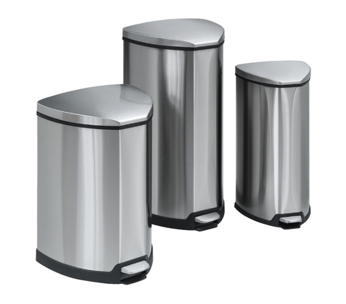 Safco Stainless Step-On Receptacle
**Sold Individually**