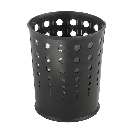 Safco 9740BL Bubble Wastebasket 6 Gallon Pack of 3 