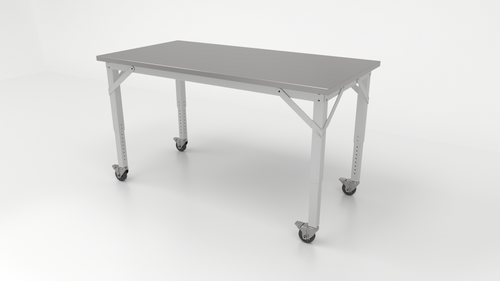 CEF Brainstorm Flex Stainless Steel Height Adjustable Table