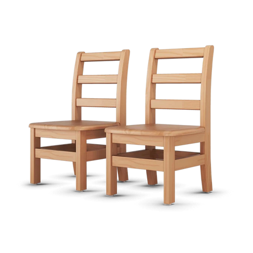 Foundations Little Scholars Kids School Chairs Pack of 2