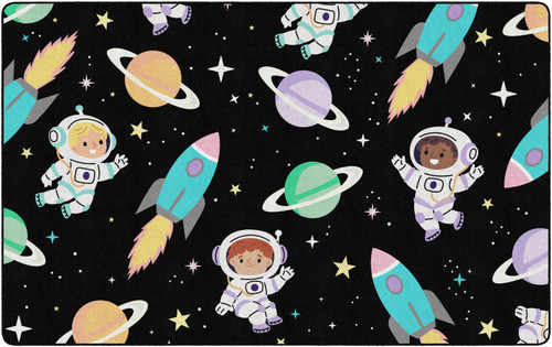 Flagship FA3613-44FS Out of This World Space Astronaut Fun - 7'6"W x 12'L