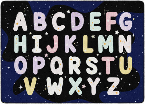 Flagship FA3432-32FS Out of This World Space Constellation ABC's - 6'W x 8'4"L