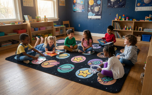 Flagship FA3433-44FS Out of This World Space Cosmic Seating - 7'6"W x 12'L