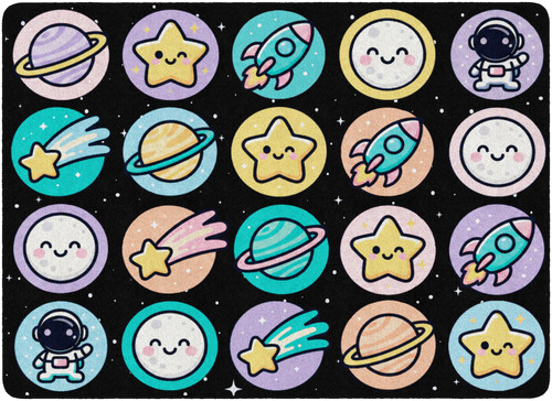 Flagship FA3433-32FS Out of This World Space Cosmic Seating - 6'W x 8'4"L