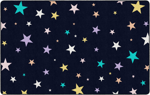 Flagship FA3557 Out of This World Space Shining Star Black Multi - 7'6"W x 12'L