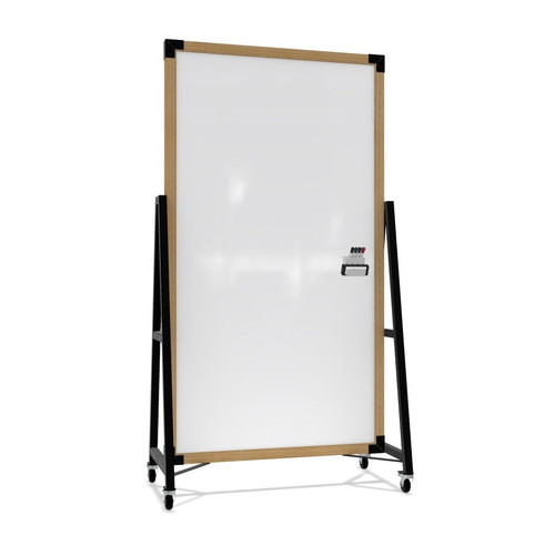Ghent PRS6M7440B Prest Porcelain Mobile Whiteboard