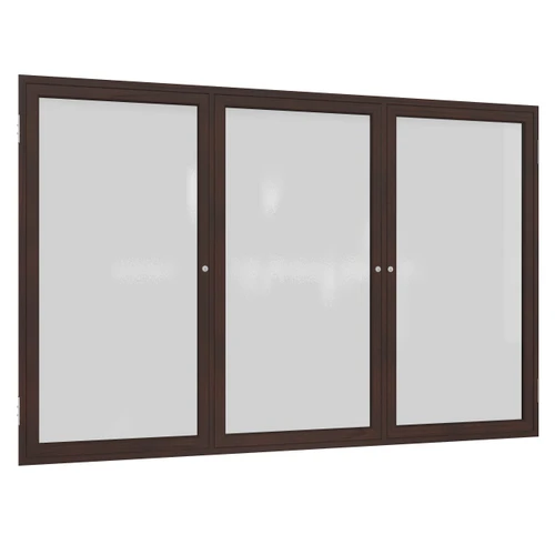 Ghent Enclosed Wood Frame Magnetic Porcelain Whiteboard