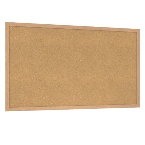 Ghent 1400 Series Wood Frame Traditional Cork Bulletin Board 1434-1