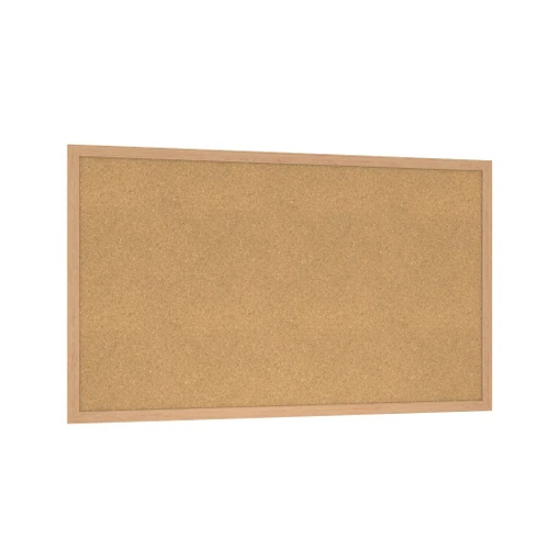 Ghent 1400 Series Wood Frame Traditional Cork Bulletin Board 1424-1