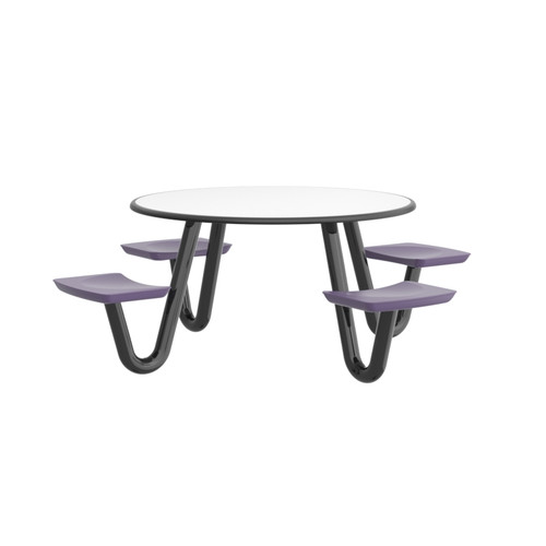 Cortech Round J-Leg Anchor Table - 42" Diameter / 4 Seats