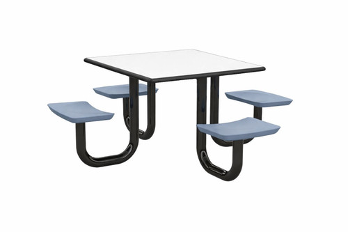 Cortech Square U-Leg Anchor Table - 42" / 4 Seats