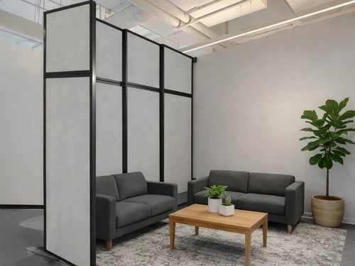 Screenflex Highpoint Sliding Vinyl Anchored Room Divider
**Additional Furniture Not Included**