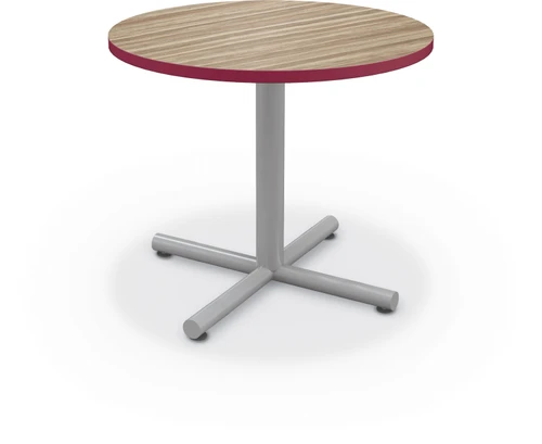 MooreCo Inklud Round Fixed Height X-Base Table - 29"H