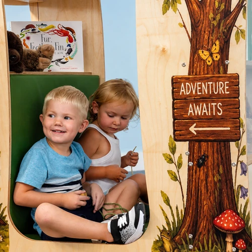 Whitney Brothers WB1531 Treehouse Reading Nook
**Toys and Props Not Included**