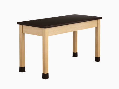 Solid Hardwood Science Table with High Pressure Laminate Top - Allied USA BS0000BK Solid Hardwood Science Table with High Pressure Laminate Top - Allied USA BS0000BK