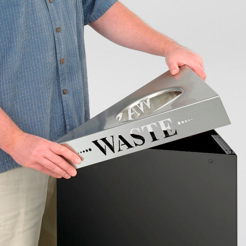 Safco 9552 Trifecta Recycling Receptacle 34 inches Safco 9552 Trifecta Recycling Receptacle 34 inches