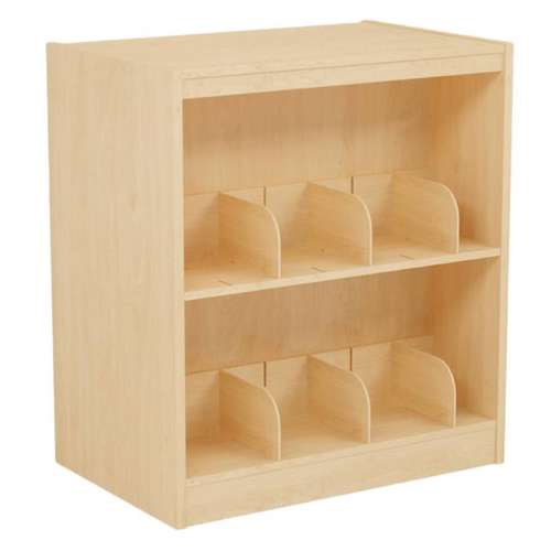 MediaTechnologies V21-4824P Bookmark 21 Series Double Faced Picture Book Wood Shelving Starter Unit