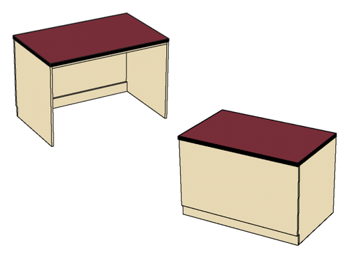 MediaTechnologies High Pressure Laminate Modular Circulation Desk