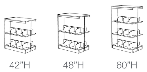 MediaTechnologies Bookmark 21 Series Double Faced Picture Book Wood Shelving Adder