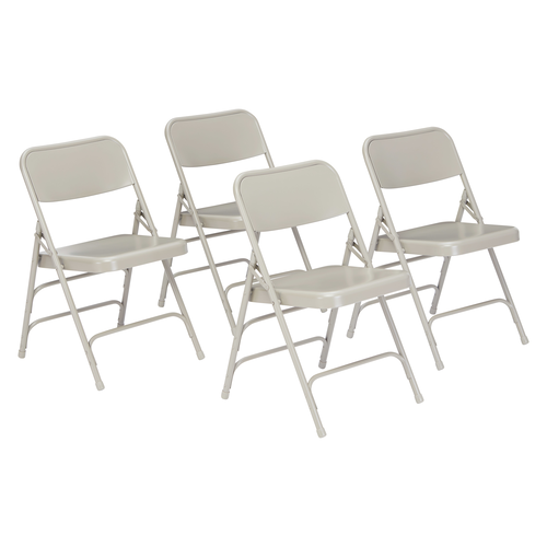 Deluxe All-Steel Triple Brace Folding Chair (4 Pack) - NPS 302