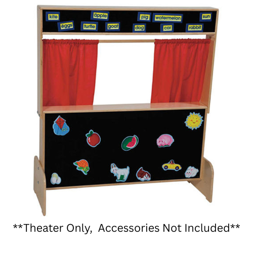 Deluxe Puppet Theater with Flannelboard - Wood Designs WD21652 **Theater Only** Deluxe Puppet Theater with Flannelboard - Wood Designs WD21652 **Theater Only**
