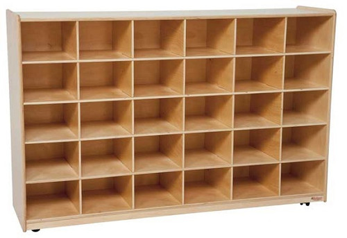 Wood Designs 25 Tray Storage with Translucent Trays