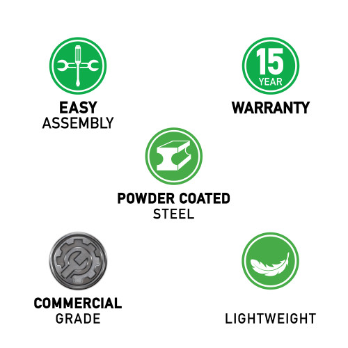Kidney Heavy Duty Plastic Top Activity Table with Adjustable Height - Correll AR4872-KID