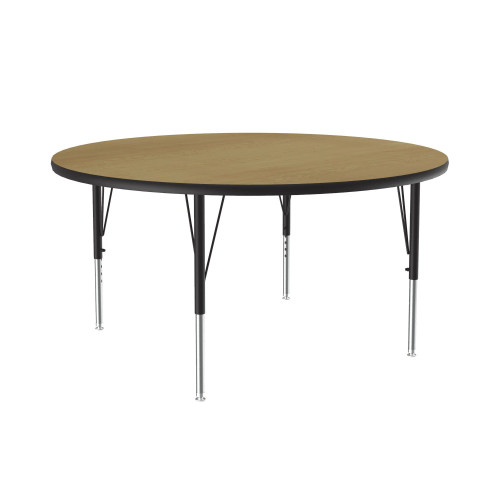 Round Adjustable High Pressure Laminate Activity Table - Correll Round Adjustable High Pressure Laminate Activity Table - Correll