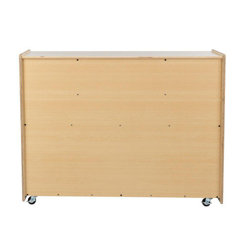 Multi-Storage with 12 Translucent Letter Trays - Wood Designs WD44001