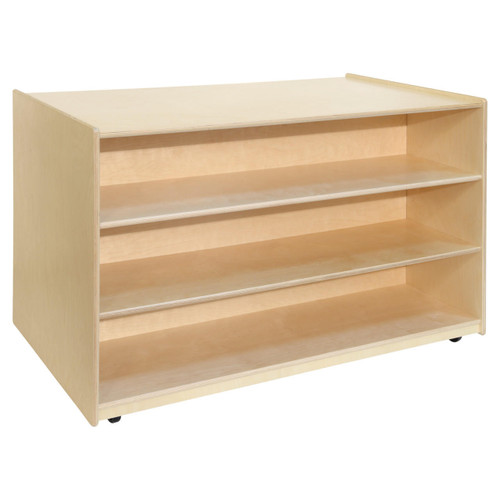 Wood Designs WD16609 Double Mobile Storage without Trays Wood Designs WD16609 Double Mobile Storage without Trays