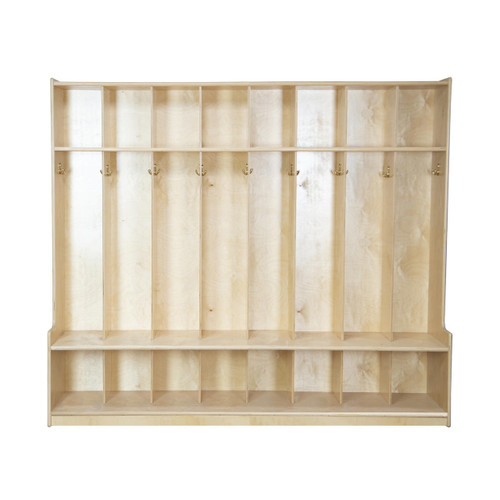 Wood Designs WD51008 8 Section Seat Locker Wood Designs WD51008 8 Section Seat Locker