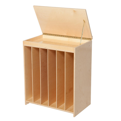 Big Book Storage / Display with Chalkboard - Wood Designs WD34100