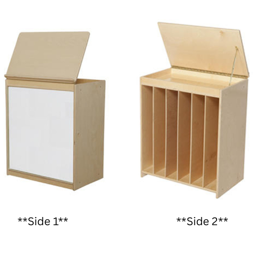 Big Book Display with Magnetic Markerboard - Wood Designs WD54100 Big Book Display with Magnetic Markerboard - Wood Designs WD54100