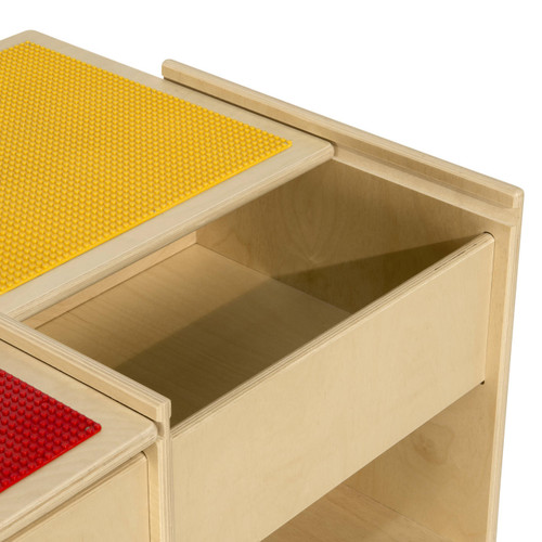 Build-N-Play Table with Checkerboard - Wood Designs WD85600 Build-N-Play Table with Checkerboard - Wood Designs WD85600