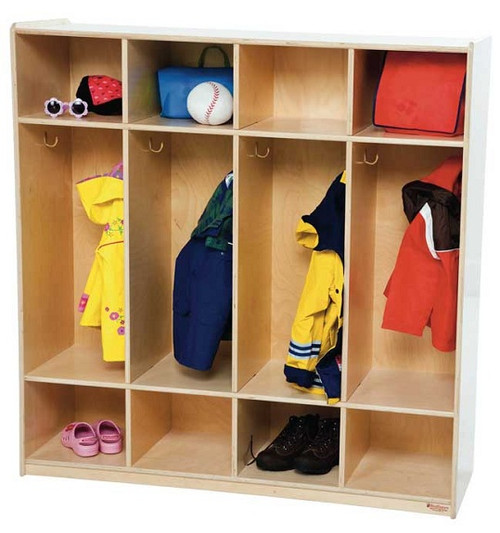 4 Section Locker - Wood Designs WD15000 4 Section Locker - Wood Designs WD15000