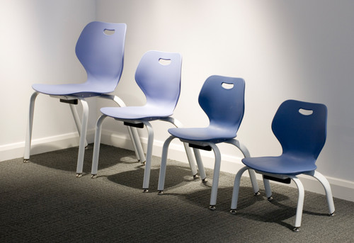 KI Intellect Wave IW415 15 inch Seat Height Stack Chair KI Intellect Wave IW415 15 inch Seat Height Stack Chair