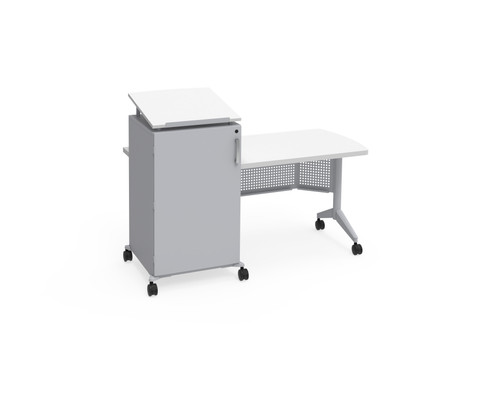 All Terrain Mobile Instructors Desk, shown with door - KI All Terrain Mobile Instructors Desk, shown with door - KI