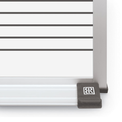 Music Line Porcelain Steel Whiteboard with Deluxe Aluminum Trim - MooreCo 202A Music Line Porcelain Steel Whiteboard with Deluxe Aluminum Trim - MooreCo 202A