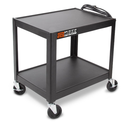 Two Shelf Steel AV Cart - Luxor AV26