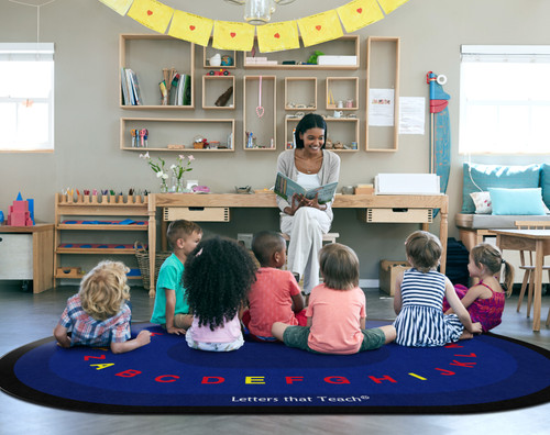 Letters that Teach Rug - Flagship FE108-45A Letters that Teach Rug - Flagship FE108-45A