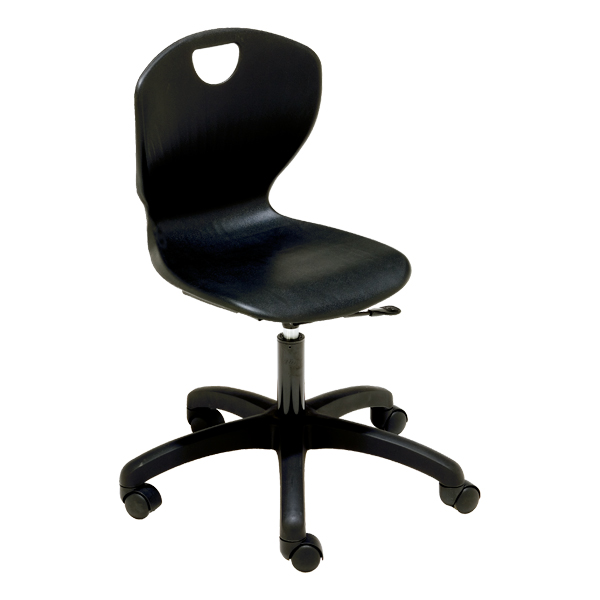 Ovation Task Chair Adjustable Height with Casters - Scholar Craft SC310 ...